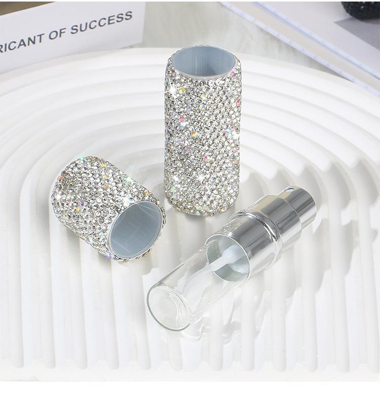 10ml Refillable Perfume Atomizer Bottle with Spray Pump Portable Travel Size Container for Fragrance Dispensing and Storage