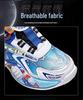 Boys' Light-Up Cartoon Sneakers: 2025 Non-Slip Soft Sole Kids' Running Shoes for Autumn/Winter