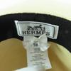 Great HERMES hat Ingrid Zigzag Panama hat with ribbon Straw Women 58 Used