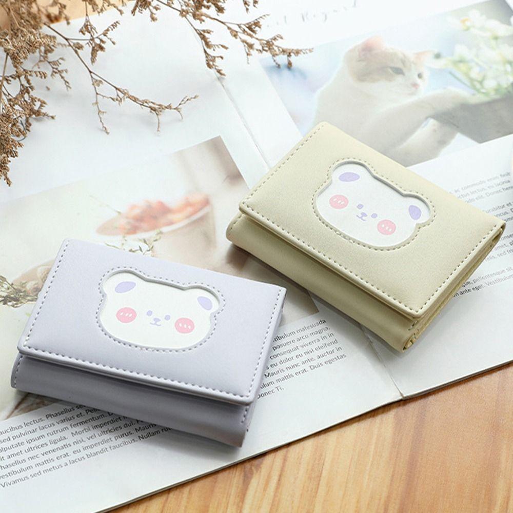 

Bus Card Case ID Card Holder Short Handbag Korean Card Holder Purse Wallets Women Coin Purse