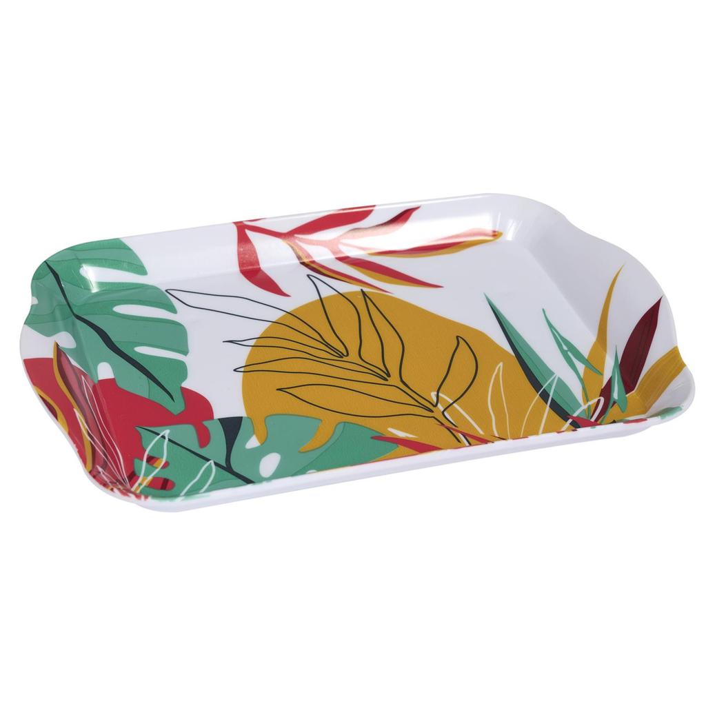 Paradise Exotic Serving Tray 21X14 Cm Exotic Pattern