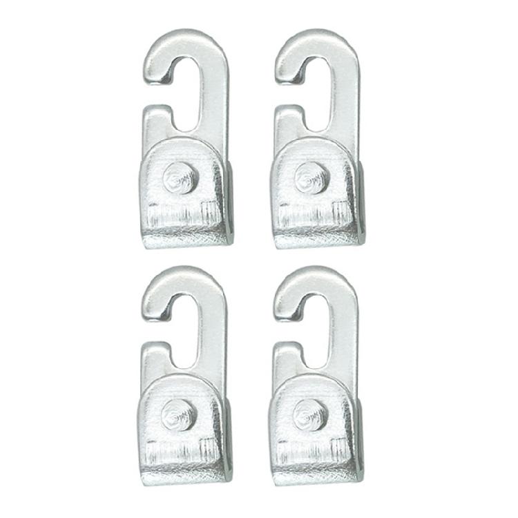 Quickly Installation Camping Hardware Multifunctional Aluminum Hook Secure Tent Attachments Travel Organizers