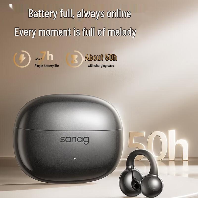 Saina Z60S Open-Ear Clip-On Wireless Bluetooth Headset