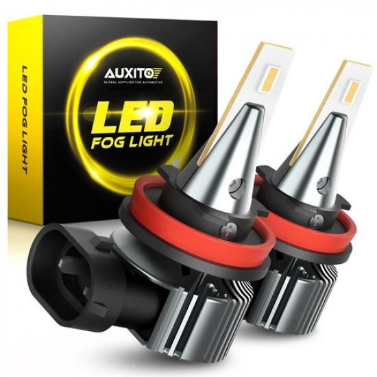AUXITO H11 H8 H9  LED Amber Yellow Fog Light DRL Bulbs Lamp Super Bright 6000LM