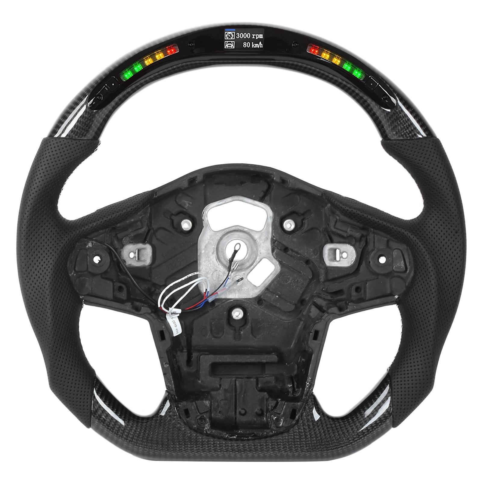 

Carbon Fiber LED Shift Lights Display Steering Wheel Replacement for GR Supra A90 2020+