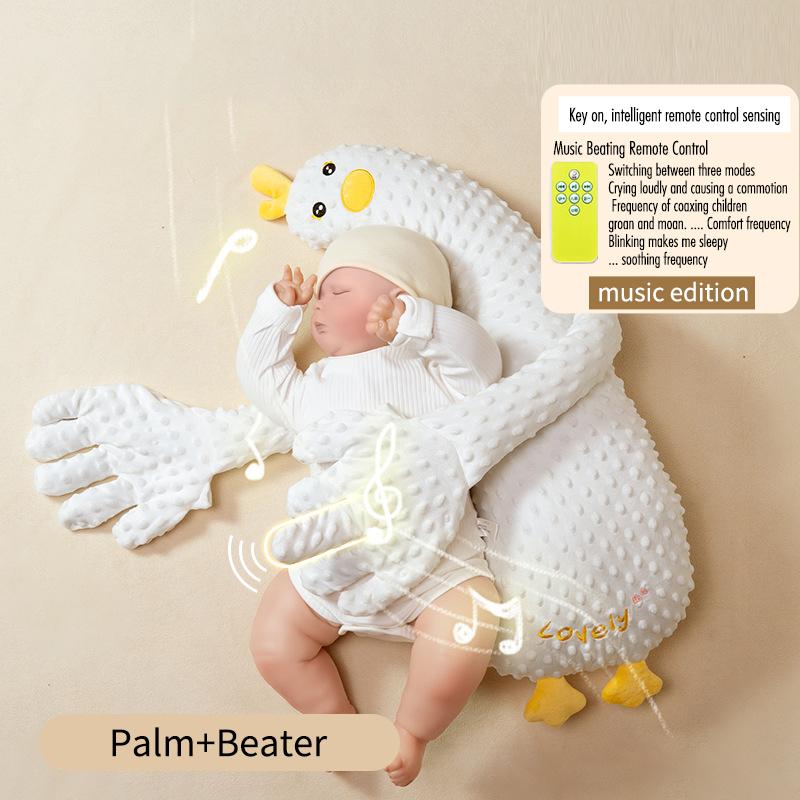 

Upgrade Baby Sleeping Patting Pillow With Soothing Palm Remote Control Electric Baby Hand Pillow Soothing Doll Palm Beating Toys