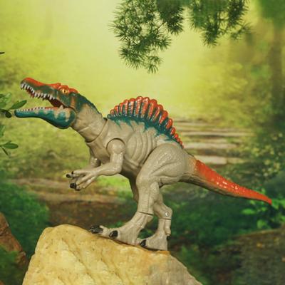 Kids Dinosaur Toy with Light Sound Movable Mouth Swing Tail Roaring Tyrannosaurus Rex Triceratops Velociraptor Figure Toddlers