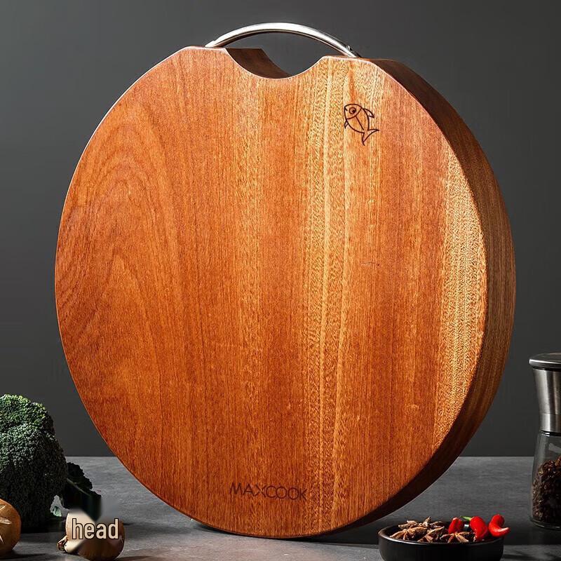 Mei Chu Round Ebony Wood Cutting Board
