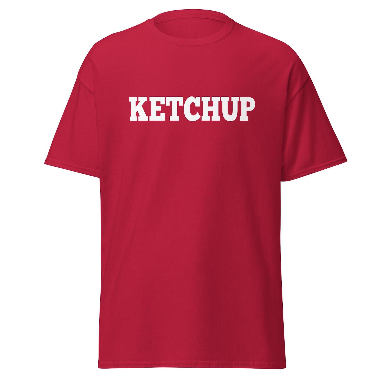 Ketchup Costume Shirt - Funny Halloween Costume Tee, Unisex 3XL