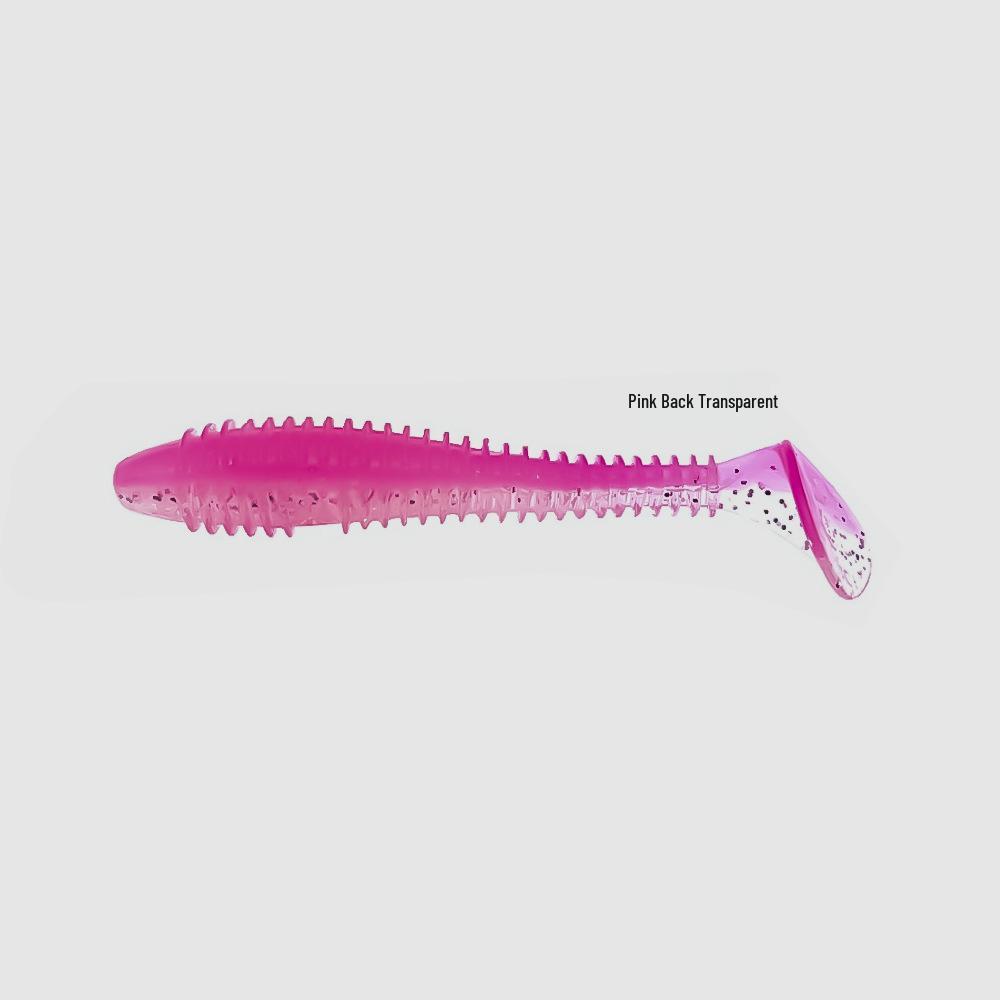 50-Piece Scented & Salted Ribbed T-Tail Soft Worm Lure for Fishing