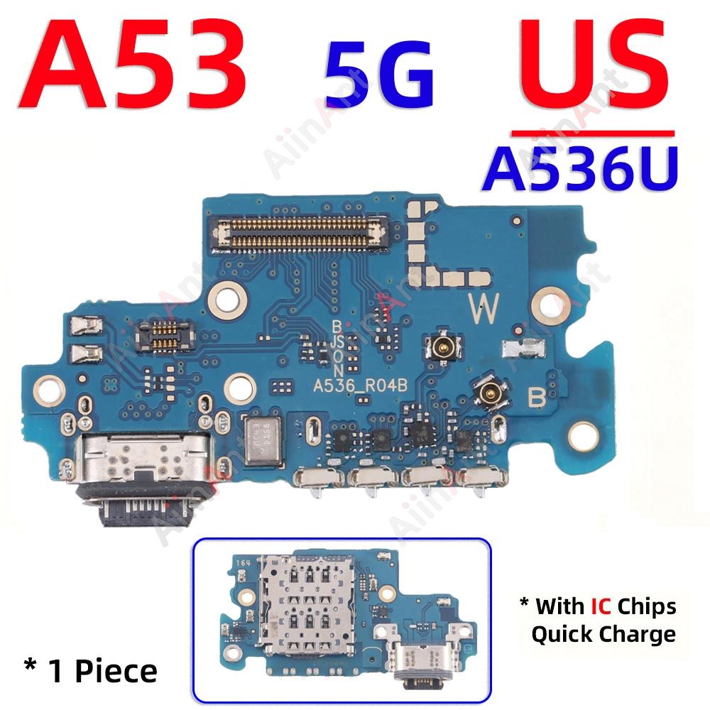 Scheda connettore porta di ricarica USB Docking Station Cavo Flessibile Per Samsung Galaxy A50 A51 A52 A52s A53 A54 A55 A56 A50S A505F A505U US EU