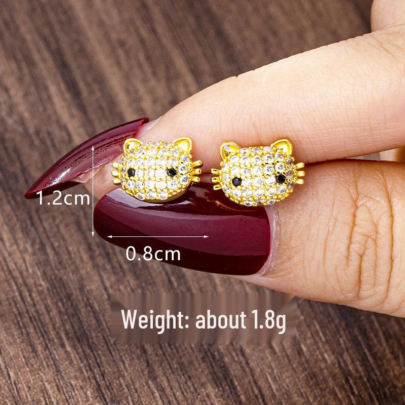 Элегантные серьги с цирконами в виде лебедя и Микки Мауса: Роскошный стиль для женщин