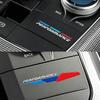 3 Adet M Performance Araba 3D Metal Sticker İç Dekorasyon Aksesuarları BMW G80 G06 G07 G42 G14 G15 G16 F82 F20 F21 F83 M2 M3 M4 pd2 İçin