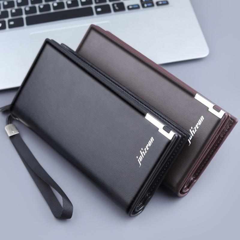 2024 Men Wallets Business Long Zipper Large Capacity Quality Male Purse With Card Holder Multi-Function Wallet For Men