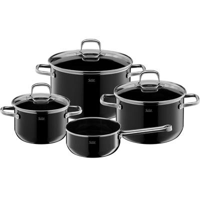 WMF Silit Elegance Line Saucepan Set, 4 Pieces (21.0930.4807 / 3201019232)