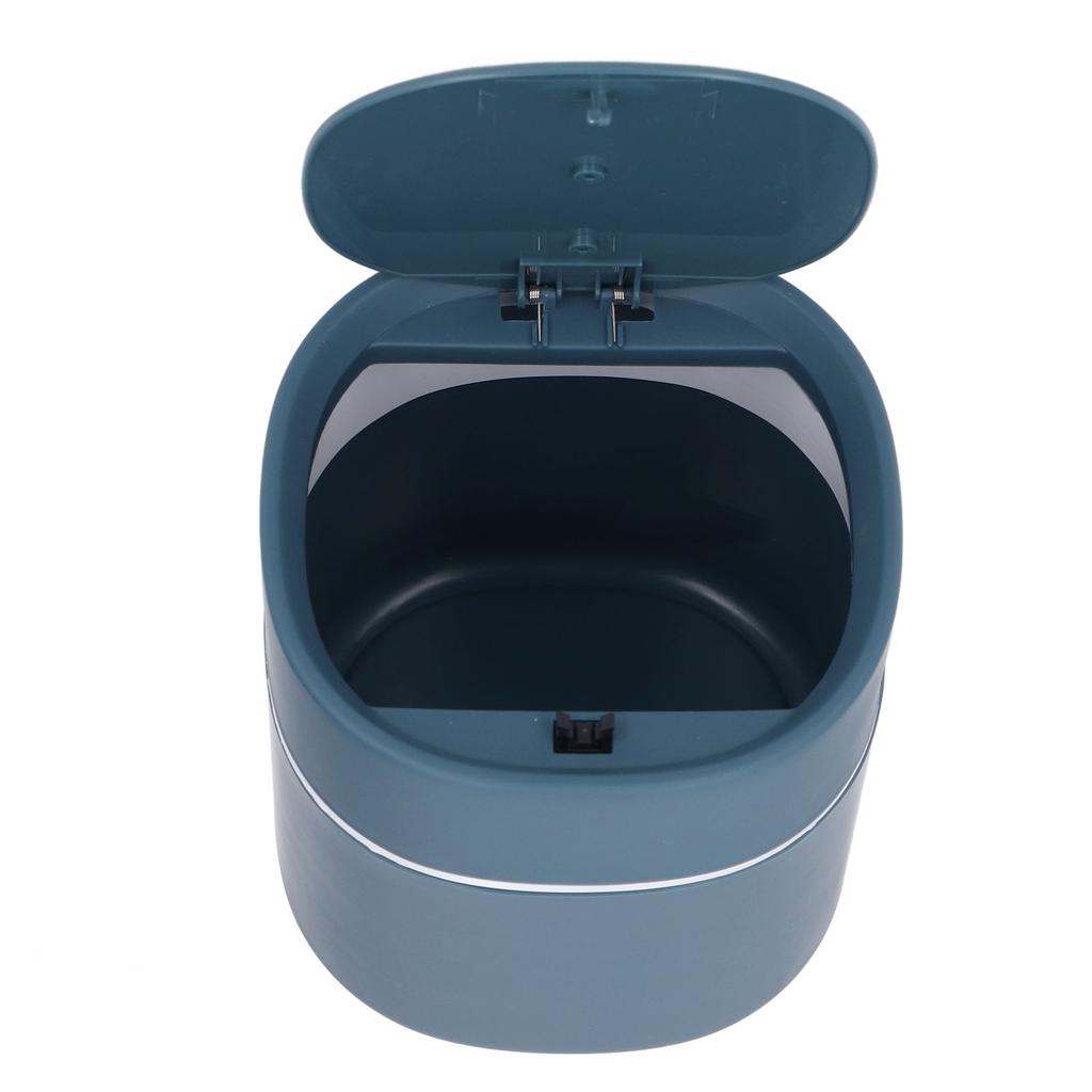 Desktop Trash Can ABS PP Multipurpose Small Garbage Can Debris Storage Cleaning Can with Lid for Home Bedroom Study Room