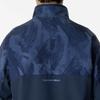 Mizuno Tech Shield Breath Thermo Training Pageant Blue Jacket, Windproof, Stretch, Water-Repellent, Moisture-Wicking, Heat-Generating, 32MCB530,