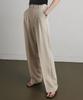 Aheule Pleat Balance Slacks_Beige