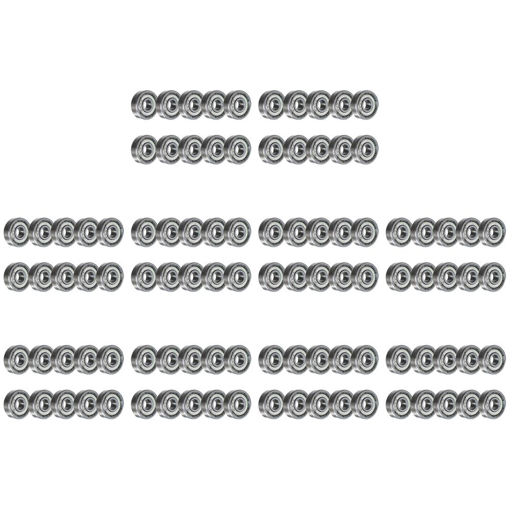 100/50 Pezzi 5x16x5mm 625ZZ Cuscinetto a Sfere Doppio Scudo Minatura Acciaio ad Alto Carbonio Singola Fila Cuscinetti per Skateboard Scooter