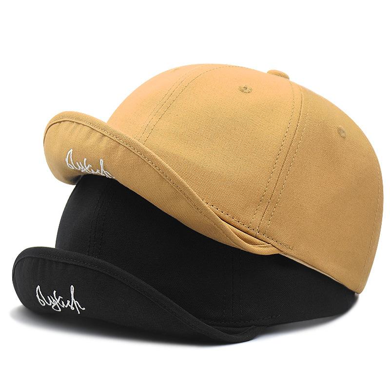 Grote Up-Turn Peak Hiphop Snapback Pet Voor Man Vrouw Grote Maat Klap Omhoog Zachte Top 6Cm Korte Rand Honkbalpet 55-60Cm 60-65Cm