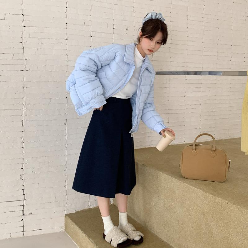 Women Winter Short Cotton Coat Lightweight Warm Jacket Loose  Outfit Fashion Trendy