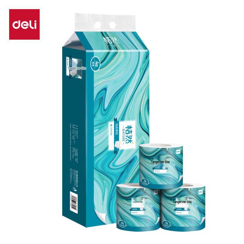 Deli 4-Ply Virgin Wood Pulp Toilet Paper