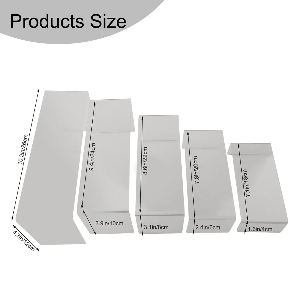 For Counter Display Nesting Plinths Exhibition Stand Easy To Assemble High-quality Acrylic Professional Display Solution
