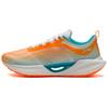 Li Ning Super Light 19 Slip Resistant Abrasion Resistant Cushioning Low top Running Shoes Men's Orange Blue ARBS001-13