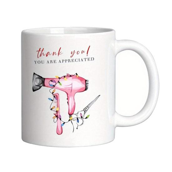 Home Use Large Mug Hairdresser Coffee Cup Capacity Ceramic Mug