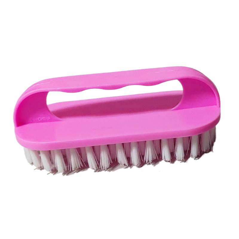 1/2pcs Ergonomic Clothes and Shoe Cleaning Brush with Stiff Bristles - Available In Blue, Pink, and Green