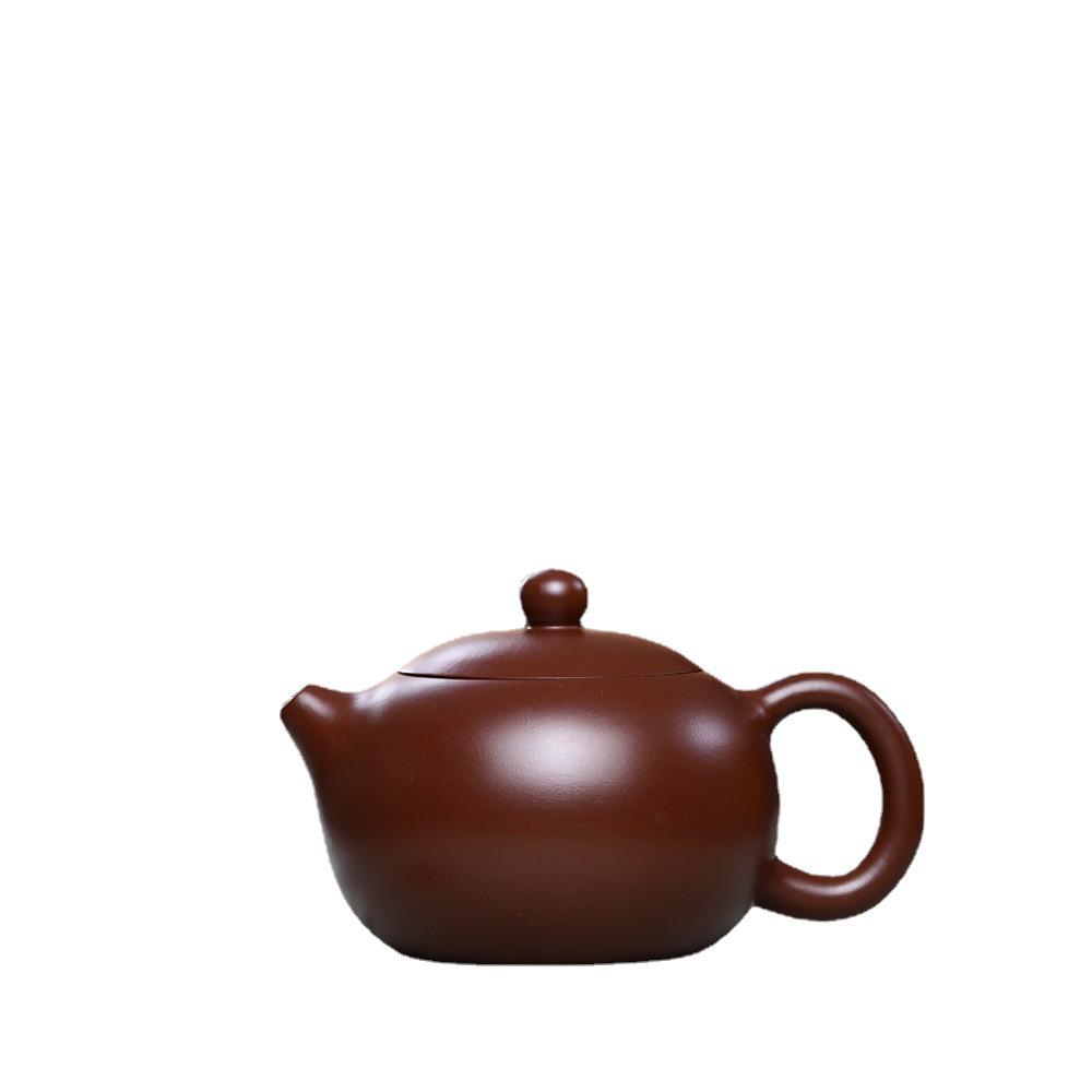 Handmade Yixing Zisha Xishi Teapot - Purple Red Clay Tea Set