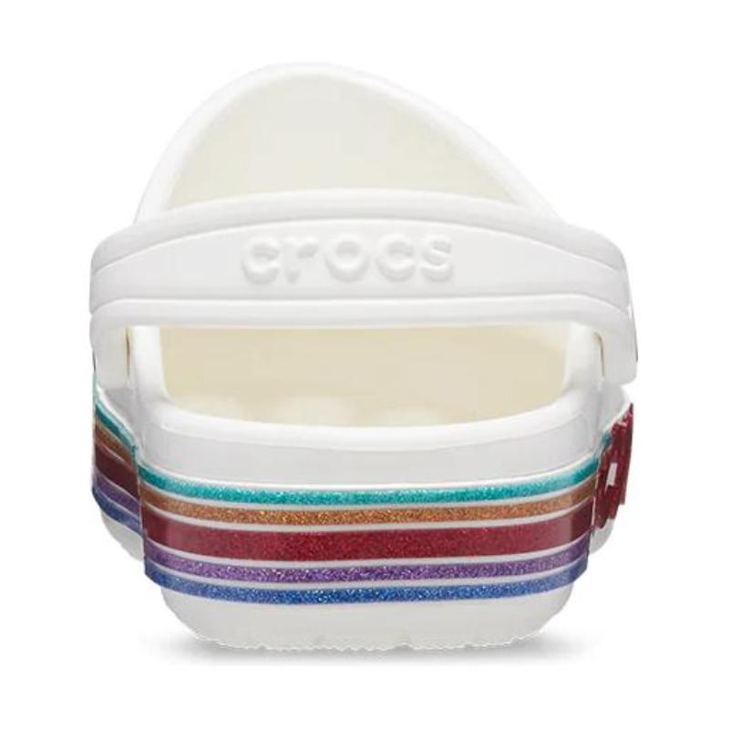 Crocs Comfortable and Casual Non-slip Shock-absorbing and Wear-resistant Children's Sandals White Children's Model