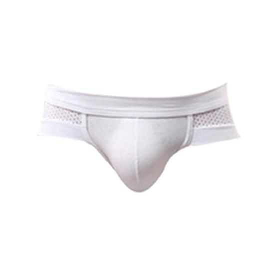 Men's Sexy Mesh Modal Triangle Underwear Fashion Breathable Briefs Underpants