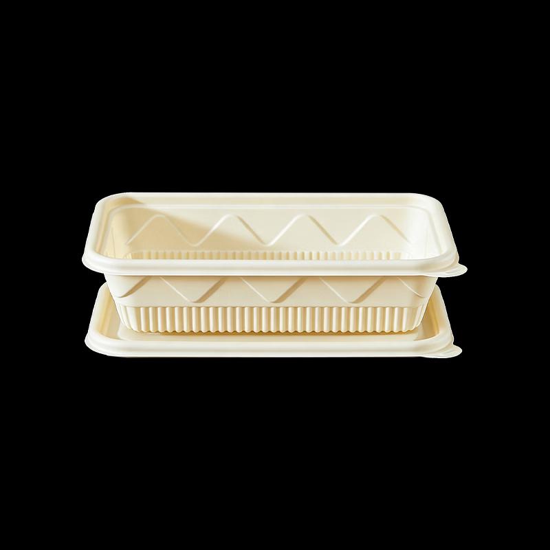 Jiwanggu 1000ml Biodegradable Rectangular Food Container