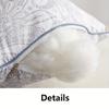2pc high quality brushed texture patterned sleep pillow, star rated hotel grade patterned pillow core classical patterned pillow