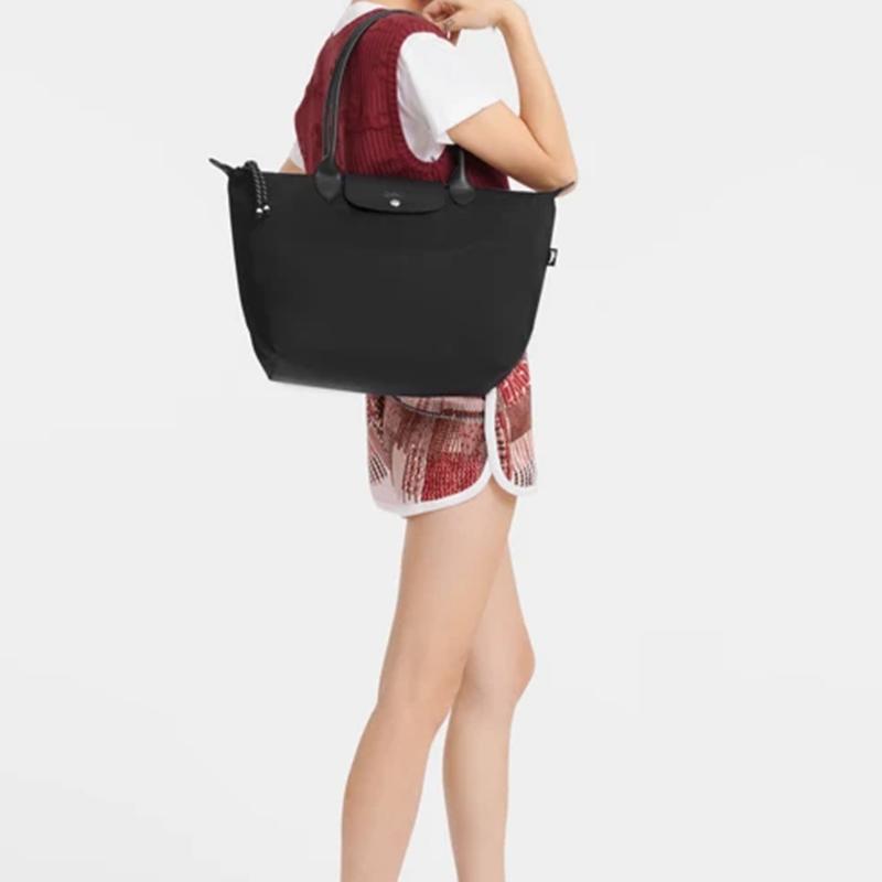 Longchamp Le Pliage Energy Tote Bag Women tote Black 1899HSR001