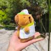 Baseball Jersey, Kapibala Sport, Capybara, Small Rabbit Fur, Plush Toy, Accessory, Pendant, Couple Keychain Gift