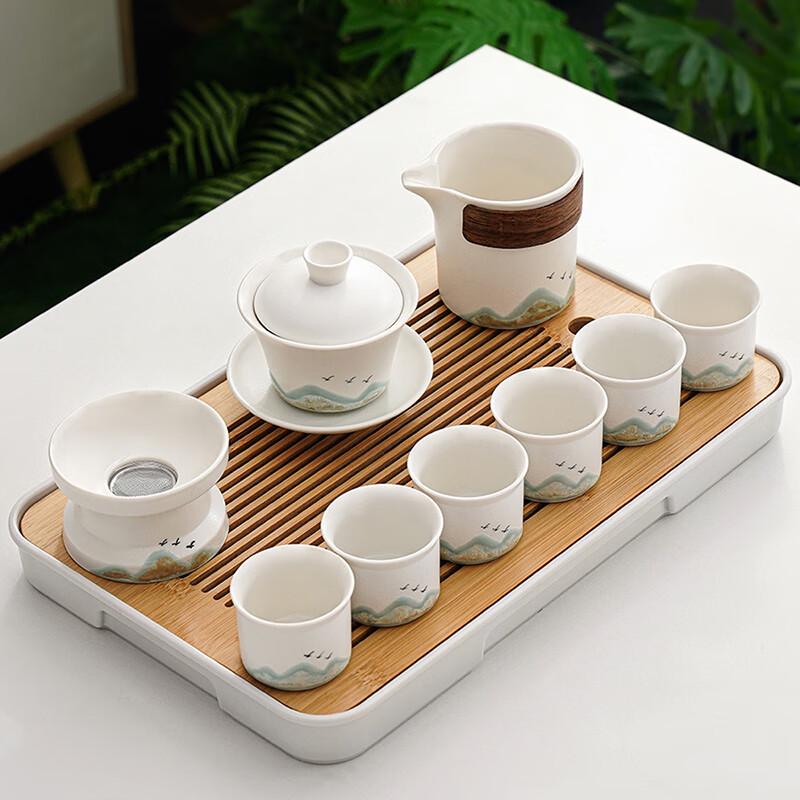 Lainuo Coarse Pottery 9-Piece Tea Set