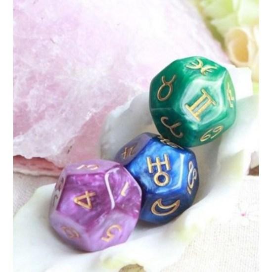 Bosuke Constellation Astrology Dice Astro Dice / Tarot Dice with Commentary, popular Korean game