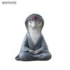 Home decoration accessories Office desktop decoration Snake ornament Feng Shui ornaments Resin handicrafts 1pcs