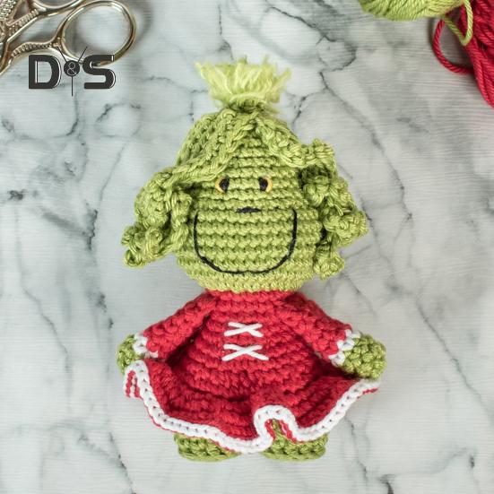 Christmas Crochet Kit Crochet Starter Kit with Step-by-Step Video Tutorials Santa Claus Nutcracker Green Elf Knitting Set for Beginners