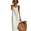 New European and American Fashion Summer Elegant Temperament Style Women's Clothing Square Neck Strap Skirt Straight Dress