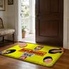 Cartoon Funny BBobs BBurgers Floor Mat Soft Flannel Absorbent Mat Non-Slip Rug Home Bedroom Bathroom