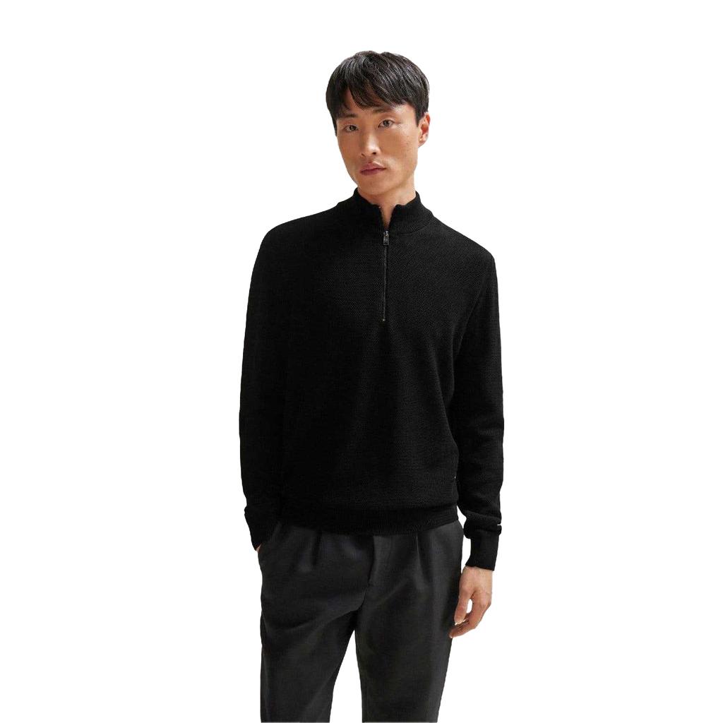 BOSS Mens Quarter Zip Sweatshirt