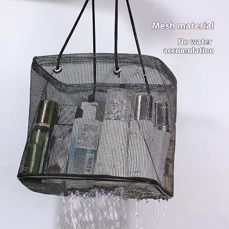 Large Capacity Cosmetic Bag Portable Travel Wash Handbag Bathroom Transparent Shower Makeup Pouch Unisex Toiletries Organizer