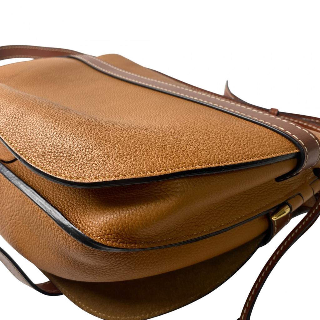 Used LOEWEShoulder Bag Brown Leather Women