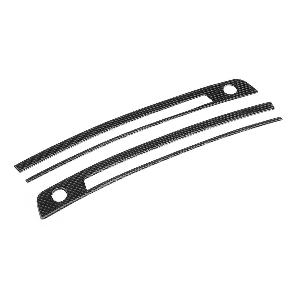 2 st Kolfiber Central Kontroll Instrumentbräda Utloppsdekor Fram Luftkonditioneringsventil Dekoration Passar för Subaru BRZ 13‑20