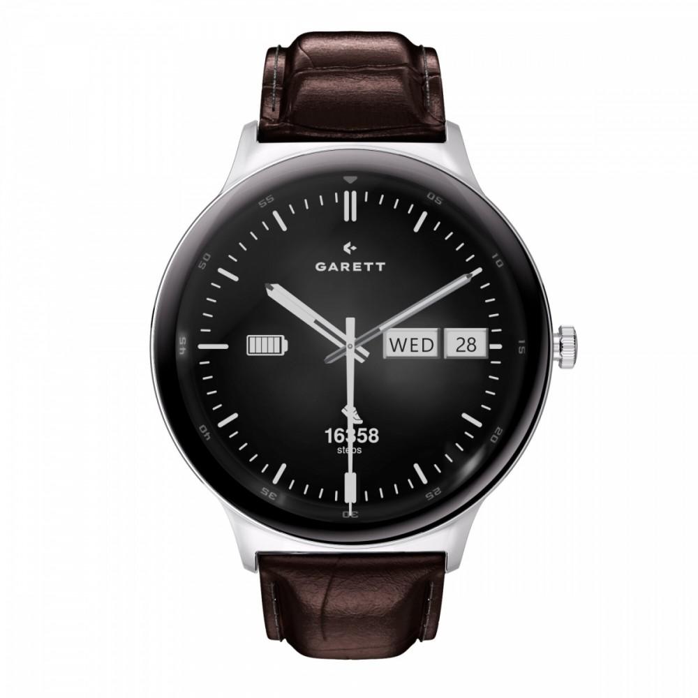Smartwatch Quantum stalowy srebrny