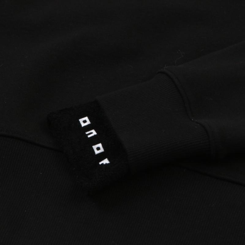 ONOFF Women Padding Hood T shirT Black Of9242lb