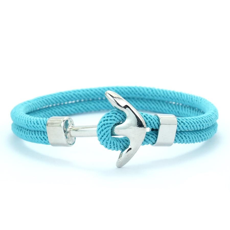 Nautical Anchor Bracelet Men Grade A 4mm Rope Surf Braclet Outdoor Cool Biker Accessories Pulseria Hombre Yoga Braslet